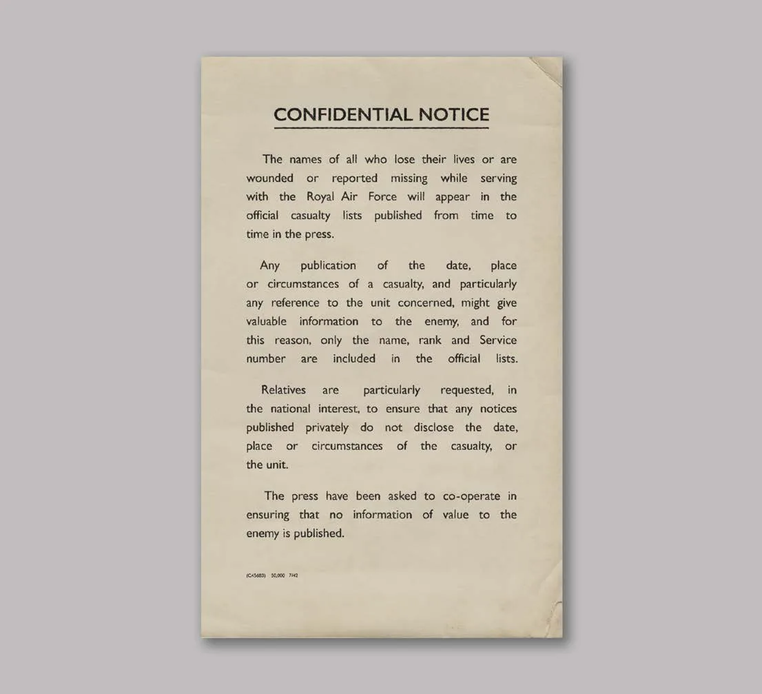 RAF base paperwork — 1941 — All Creatures Great and Small